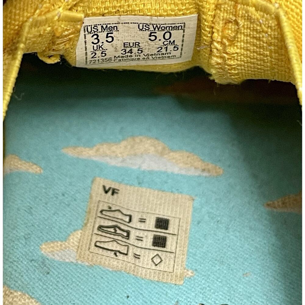 USED - Vans Classic Slip-On The Simpsons Homer/ Bart 3.5 Men/ 5 Women’s W/Box - Picture 7 of 8